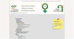 Desktop Screenshot of clinicaguadiana.com