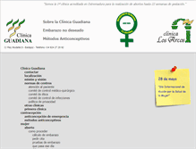 Tablet Screenshot of clinicaguadiana.com